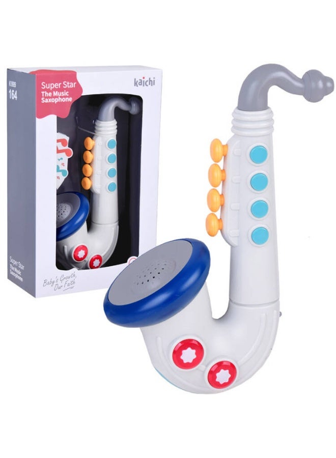 Kids Musical Saxophone Toy with Lights & Sounds – Interactive Toy Instrument for Children - Image 1